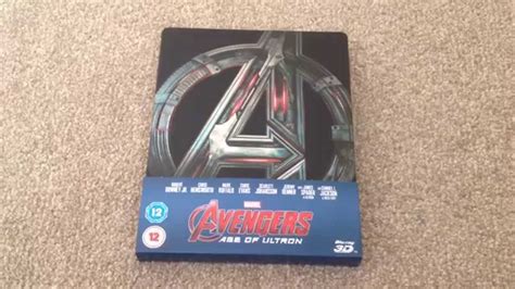 Avengers Age Of Ultron Zavvi Exclusive Blu Ray Steelbook Unboxing