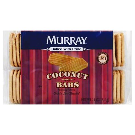 Murray Classics Coconut Cookies Bars 11 Oz