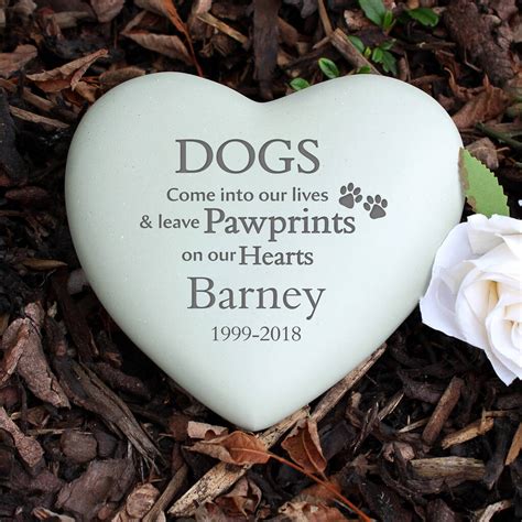Personalised Dog Memorial Plaque By Bella Personalised Ts