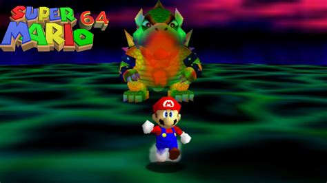 Super Mario 64 Final Boss Bowser 120 Stars Youtube