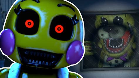 Upgraded Toy Animatronics And Withered Springlock Suits Golden Memory