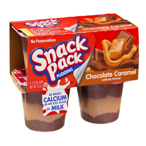Snack Pack Chocolate Caramel Pudding 4 Pk Reviews 2021