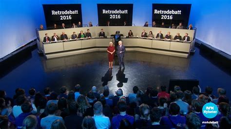 Debatten 15 Desember 2016 · Retrodebatt Med Partilederne Nrk Tv