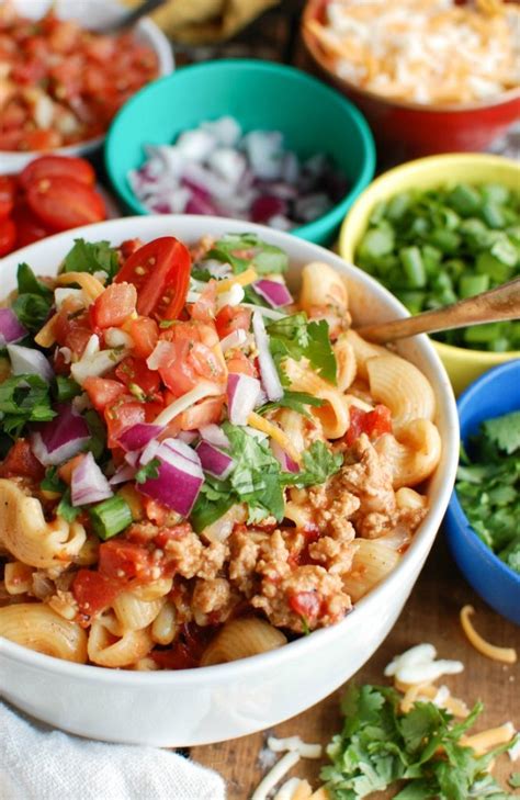 We want ground meat seasoned well and other ingredients will. Instant Pot Turkey Taco Pasta - A Cedar Spoon