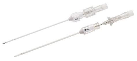 One Step Centesis Catheters With Echo Enhanced Needle