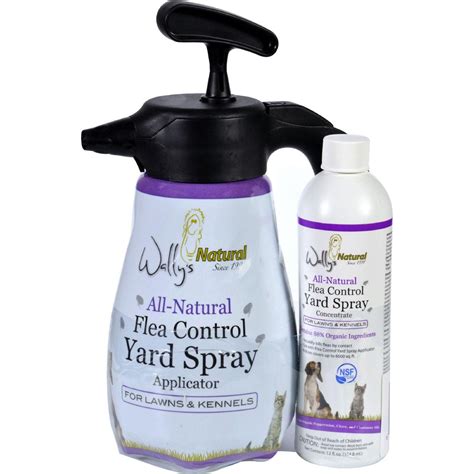 Wallys Natural Products Flea Control Yard Spray All Natural Combo