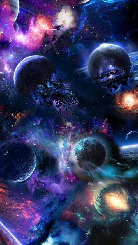 Planets And Galaxies Space Phone Wallpaper Wallpaper Space Cute