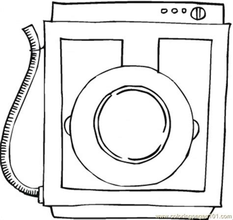 Color online with this game to color the house coloring pages and you will be able to share and to create your own gallery online. Washing Machine Coloring Page - Free Home Appliances ...