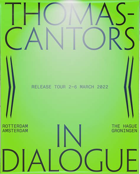 Thomascantors In Dialogue