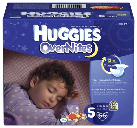 Huggies Overnites Diapers Size 5 52 Ct Health And Personal