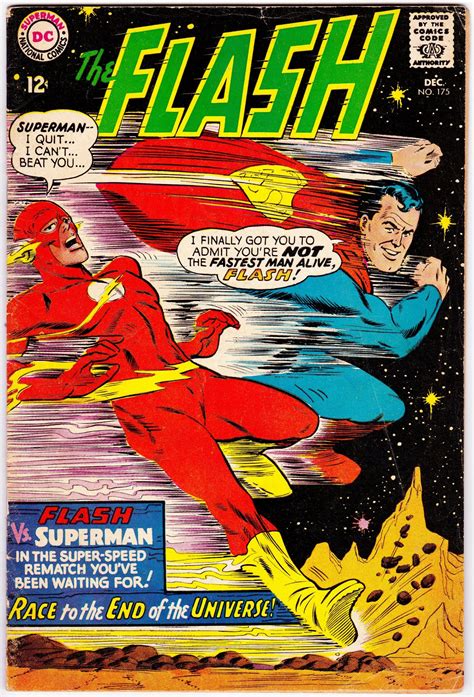 Flash 175 1st Series 1959 December 1967 Dc Comics Grade Fine Flash