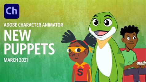 New Character Animator Puppets March 2021 Youtube