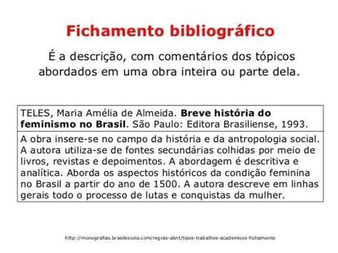 Estrutura De Fichamento Bibliogr Fico Fichamento Como Fazer Fichamento Fichamento Bibliografico