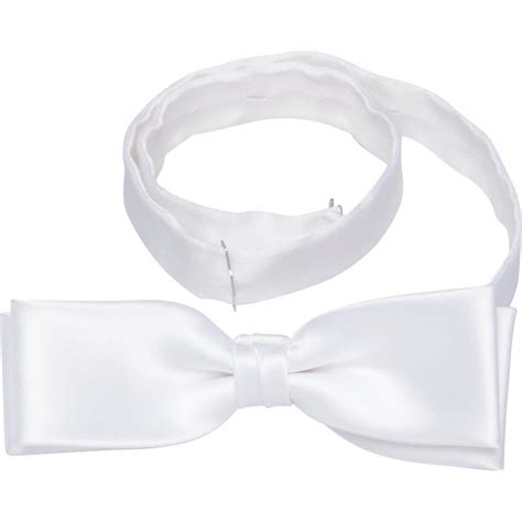 White Slim Bow Tie Asmussen