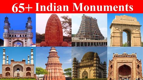Important Historical Monuments Of India भारत के 65 ऐतिहासिक स्मारक