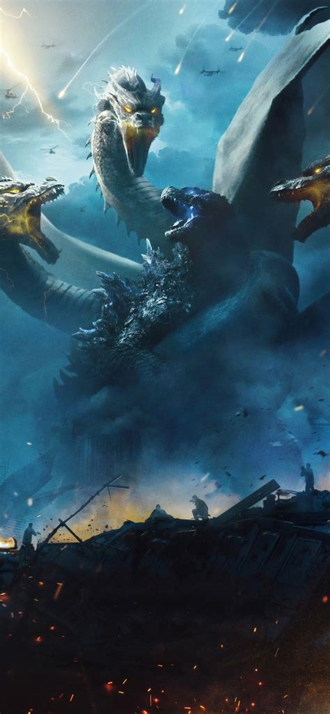 1242x2688 Godzilla King Of The Monsters 4k 2019 Iphone Xs Max Hd 4k