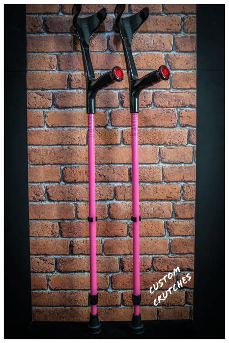 Kowsky Original Open Cuff Ergo Grip 2023 Pink Custom Crutches