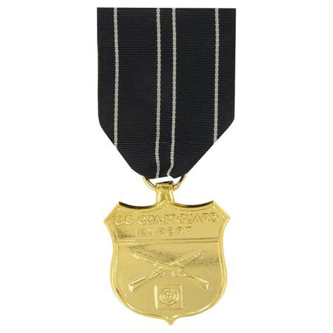 Medal Large Anodized Uscg Expert Rifle Anodized Full Size Medals