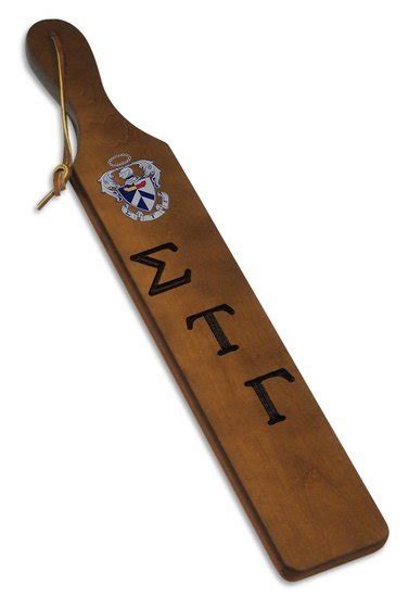 Sigma Tau Gamma Custom Fraternity Paddle Sale 4495 Greek Gear®