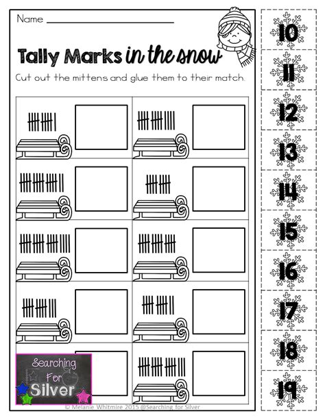 Winter Math And Literacy Printables 1st Grade Logico