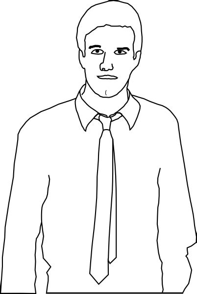 Outline Of A Man Clipart Best