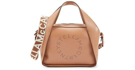 Stella Mccartney Linea Vegan Leather Shoulder Bag In Pink Lyst