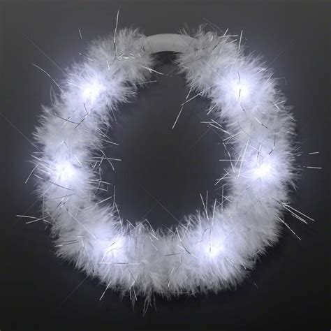 Check spelling or type a new query. Amazon.com: Light Up White Marabou Feather Angel Halo ... | Angel halo, Diy angel wings, Diy ...