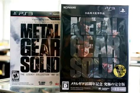 Metal Gear Solid The Legacy Collection Photos Of Us And Jp Box Sets