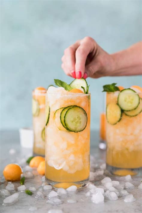 These Cucumber Melon Gin Spritzers Are The Most Refreshing Summer