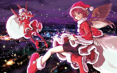 26 Christmas Anime Girls Wallpaper Tachi Wallpaper