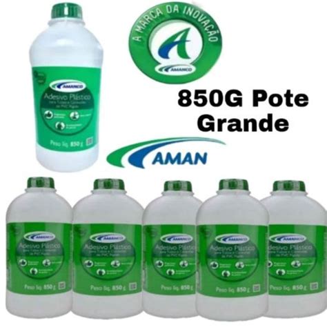 Cola para Cano Tubo e Conexões Pvc 850g Pincel Amanco Móvel p