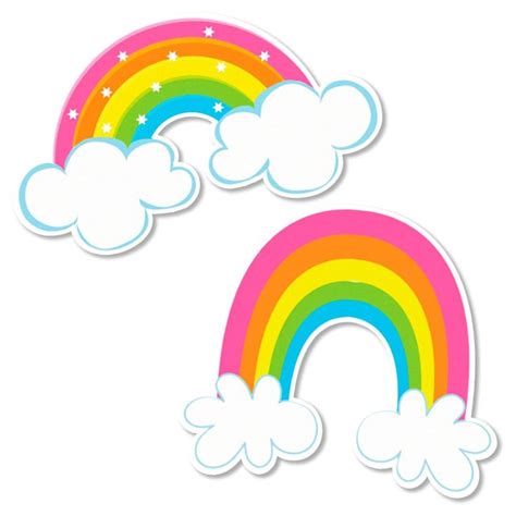 Rainbow Edible Cupcake Toppers Logotipo De Postres Imagenes De