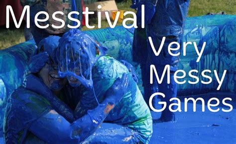 Messtival Great Ideas For A Slime And Messy Games From A Camp Site