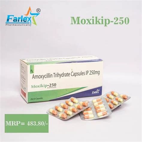 Amoxycillin Trihydrate 250mg Capsules At Rs 48380box एमोक्सिसिलिन