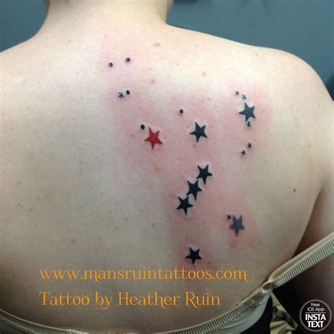 Orion Constellation Tattoo By Heather Ruin At Mans Ruin Tattoo In
