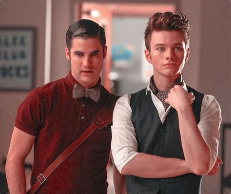 Blaine Anderson And Kurt Hummel Glee Cast Glee Brenda Song