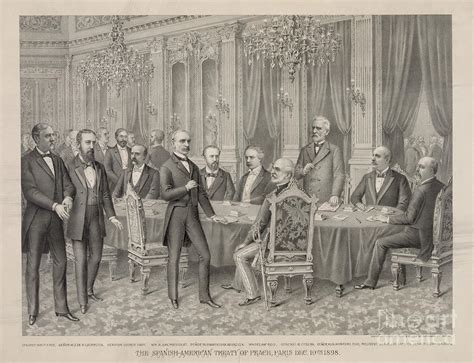Treaty Of Paris 1898 Photograph By Granger