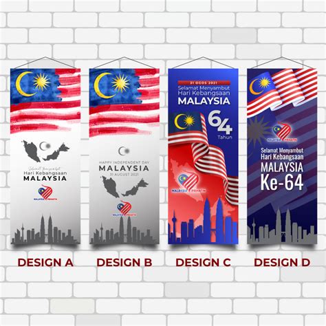 Bunting Hari Kebangsaan Malaysia Ke Design Osem Design For