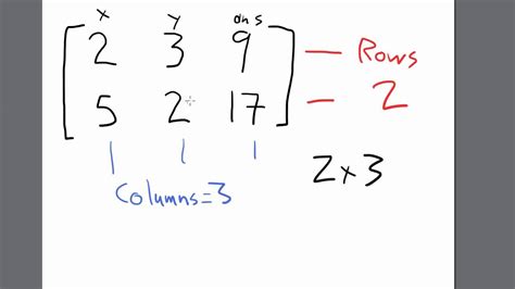 Matrix Dimensions And Naming TI Calculator YouTube