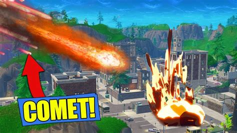 What Happens When A Comet Hits Tilted Towers In Fortnite Battle Royale