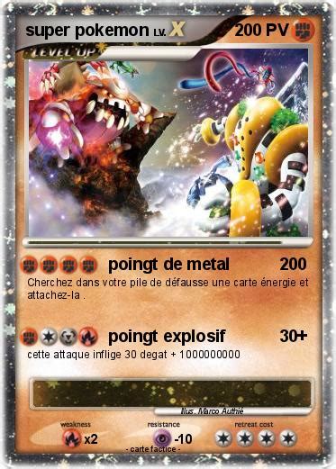 Pokémon Super Pokemon 35 35 Poingt De Metal Ma Carte Pokémon
