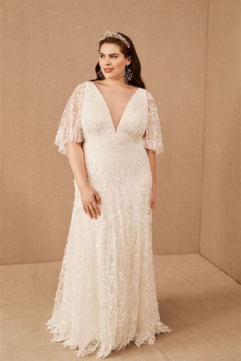 Jenny By Jenny Yoo Lourdes V Neck Convertible Sleeve Lace Wedding Gown 娘