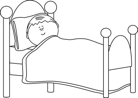 Black And White Bed Clipart Clip Art Library