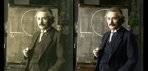 Albert Einstein 1921 Colourized 9gag