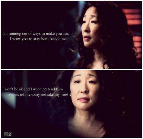 Sometimes the future changes quickly and completely, and we're left with only the choice of what to do next. Cristina Yang Quotes Funny. QuotesGram