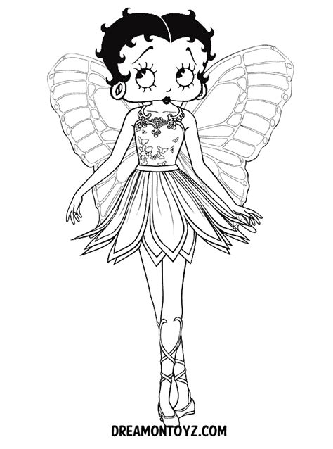 Betty Boop Coloring Pages To Print Printable Coloring Pages