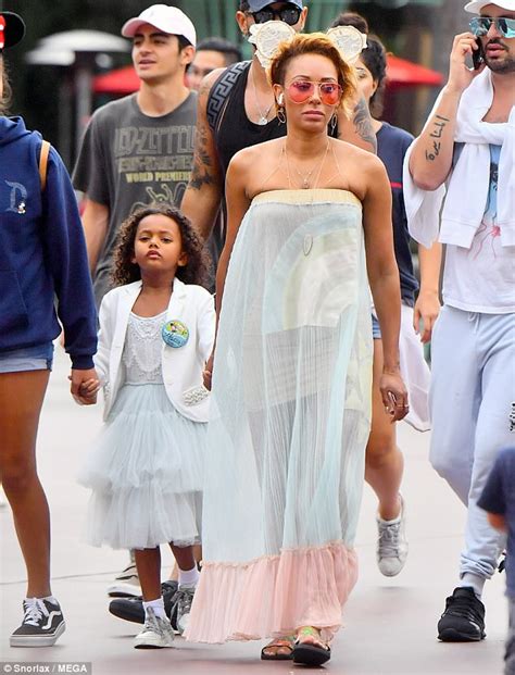 Mel B Takes Daughter Madison To Disneyland For Birthday Daily Mail Online