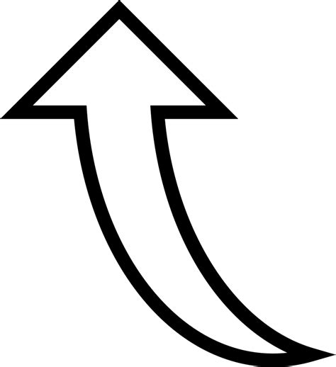 Curved Arrow Pointing Up Comments Clipart Full Size Clipart 2418515
