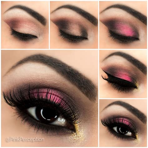 Pink Smokey Eye Step By Step Tutorial Pink Perception Pink Smoky Eye