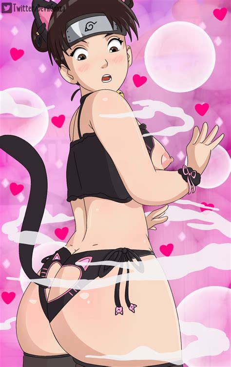 Rule 34 Big Breasts Cat Lingerie Clothed Female Deviltokyo Fake